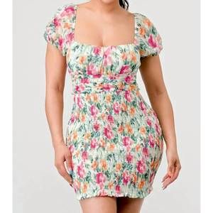 NEW LOVESOME floral print mini dress in floral pink